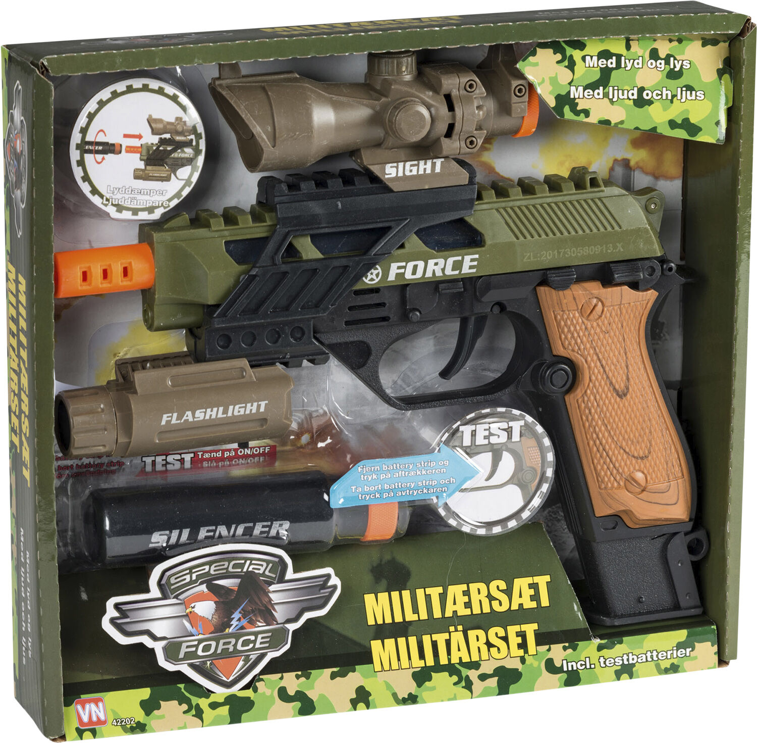 MILIT&AElig;R PISTOL S&AElig;T