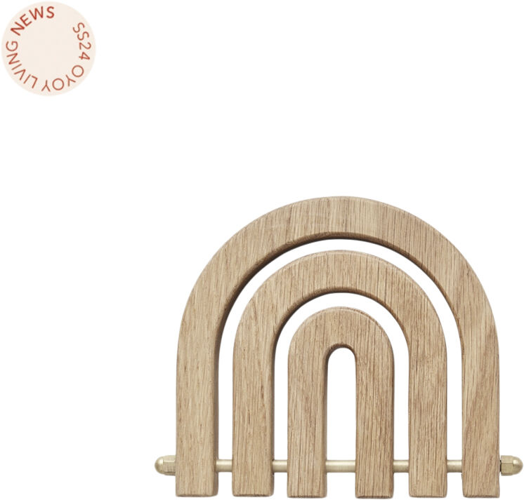 Rainbow Wooden Trivet