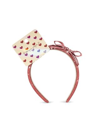 VELVET BOW HAIRBRACE