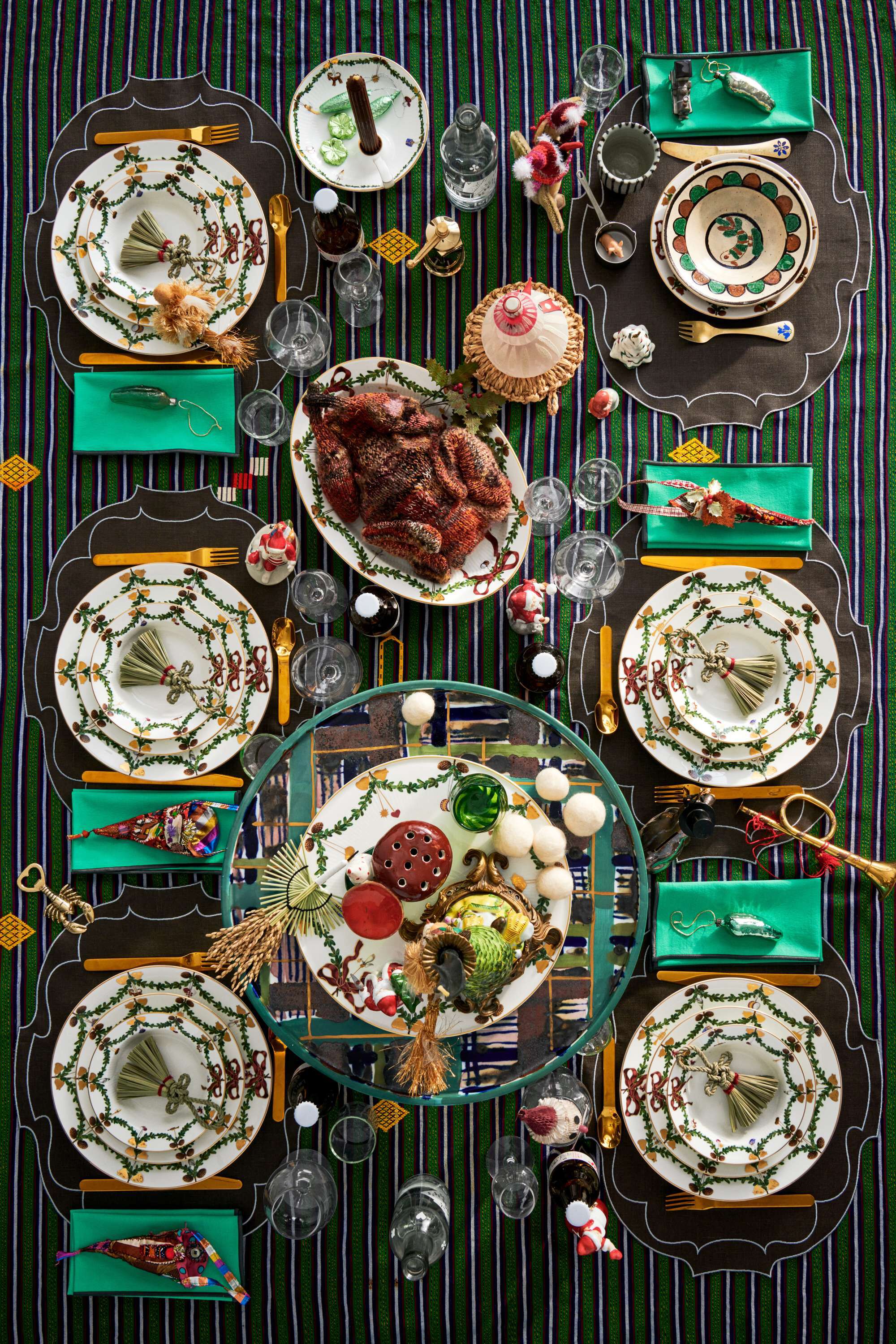 Star Fluted Christmas 17 cm djup tallrik