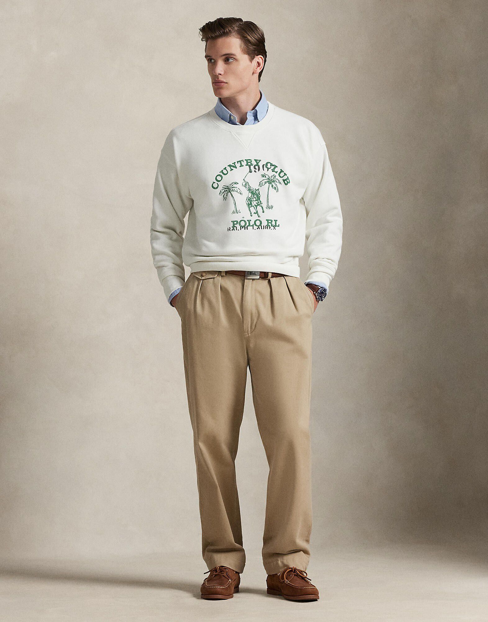 Vintage Fit Fleece Graphic Sweatshirt