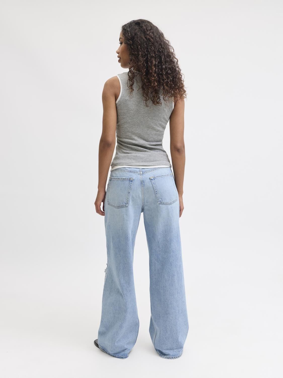 Jxhenna Str Sl Contrast Top Jrs