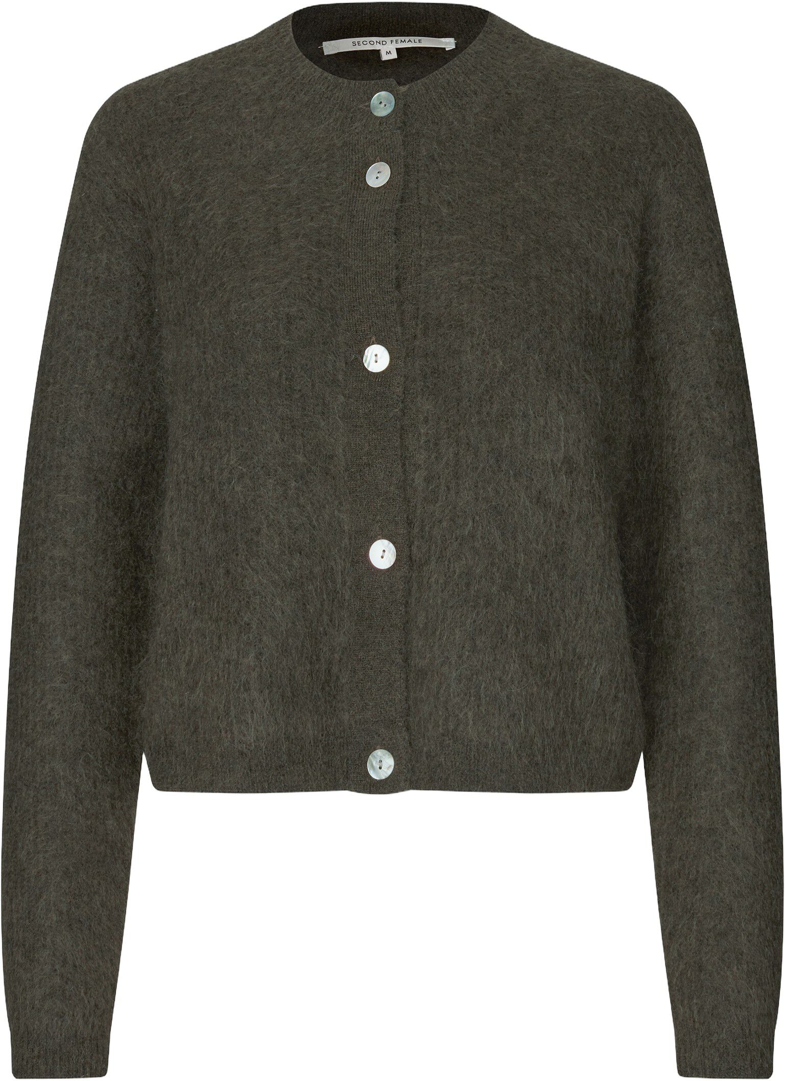 Andrea Knit Rib LS Cardigan