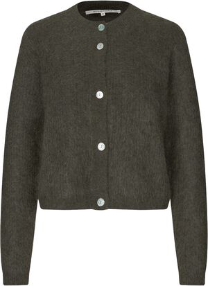 Andrea Knit Rib LS Cardigan