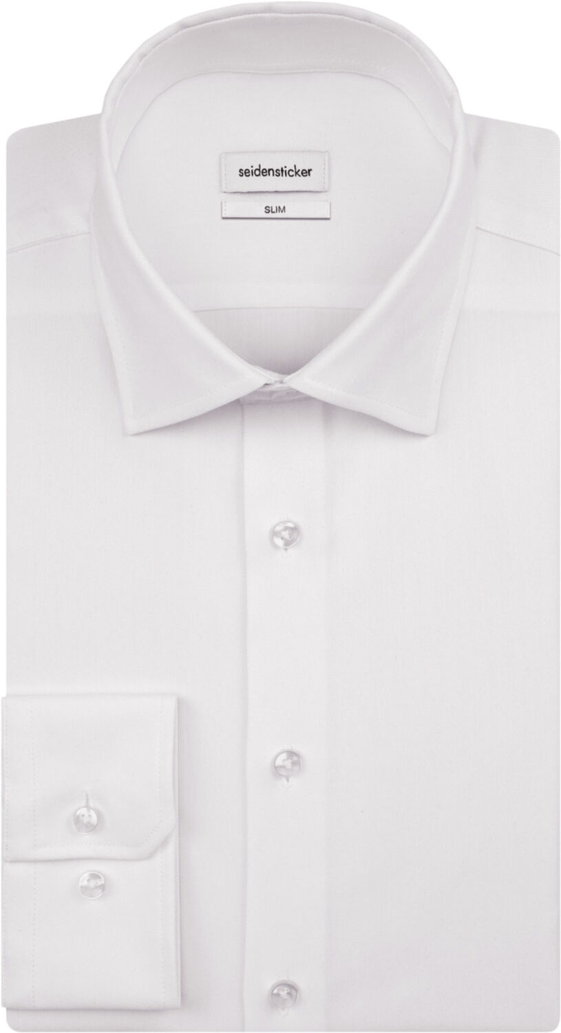 Performance shirt Slim Long sleeve Kent-Collar Uni