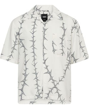 Van Doren Printed Camp SS Shirt Whi