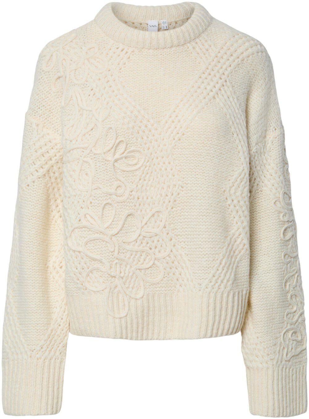 YASFLORO LS KNIT PULLOVER S.