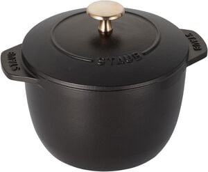 La Cocotte Risgryta 16 cm / 1,75 l, Rund, Svart, Gjutj&auml;rn