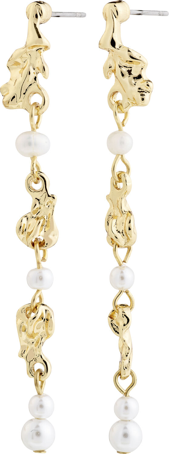 SLOAN pearl earrings gold-plated
