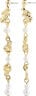 SLOAN pearl earrings gold-plated