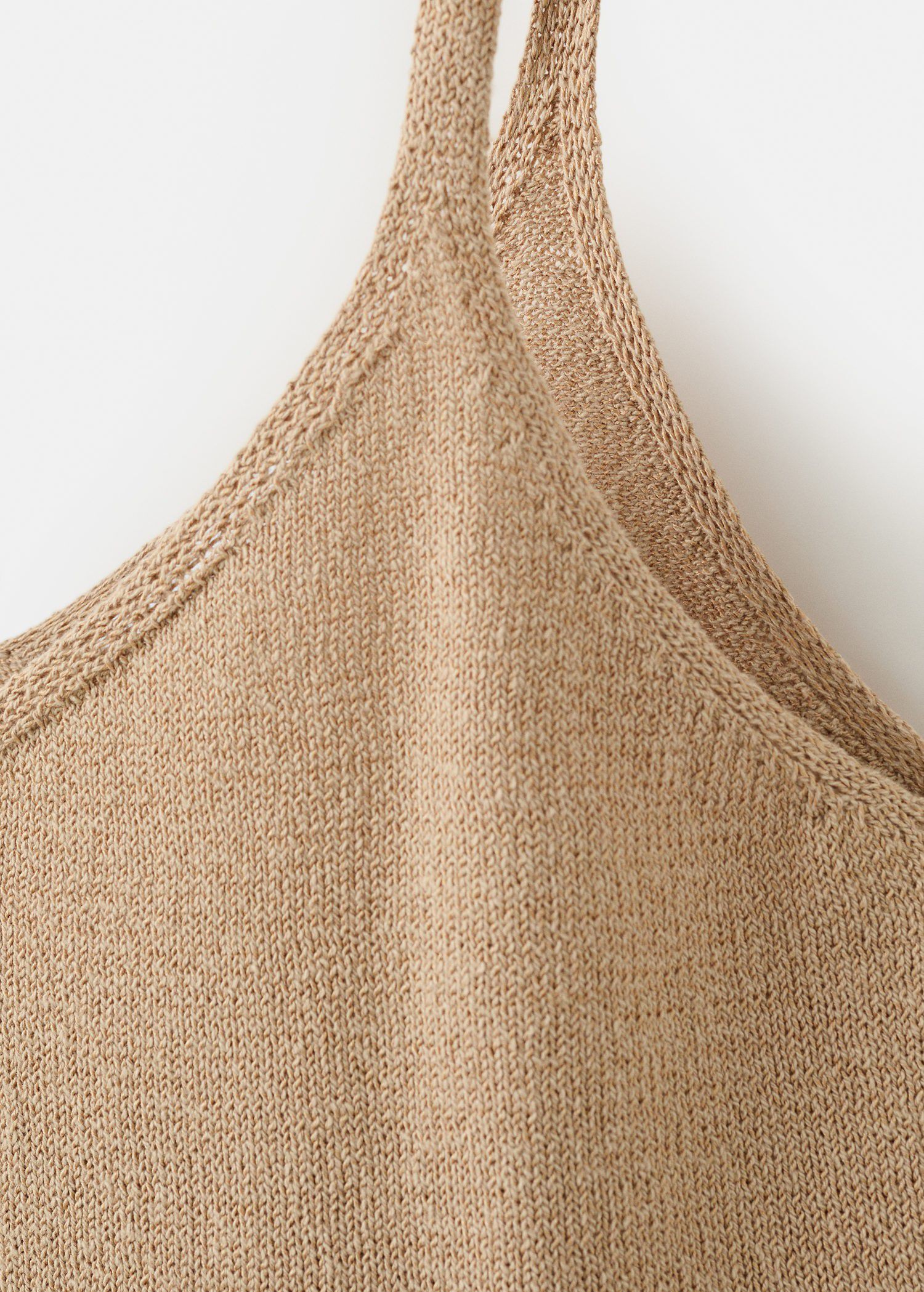 Knit strap top