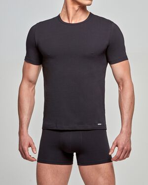 T-shirt O Neck Cotton Stretch