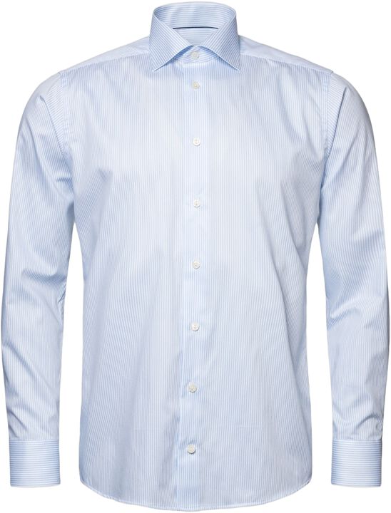 Contemporary Fit Light Blue Twill Shirt