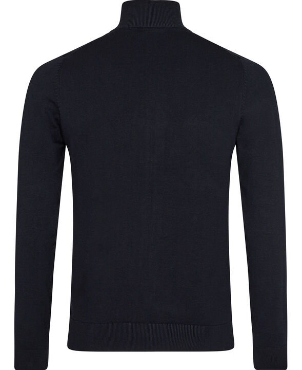 Ecovero L/S zip cardigan