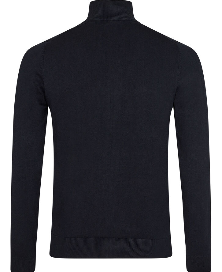 Ecovero L/S zip cardigan