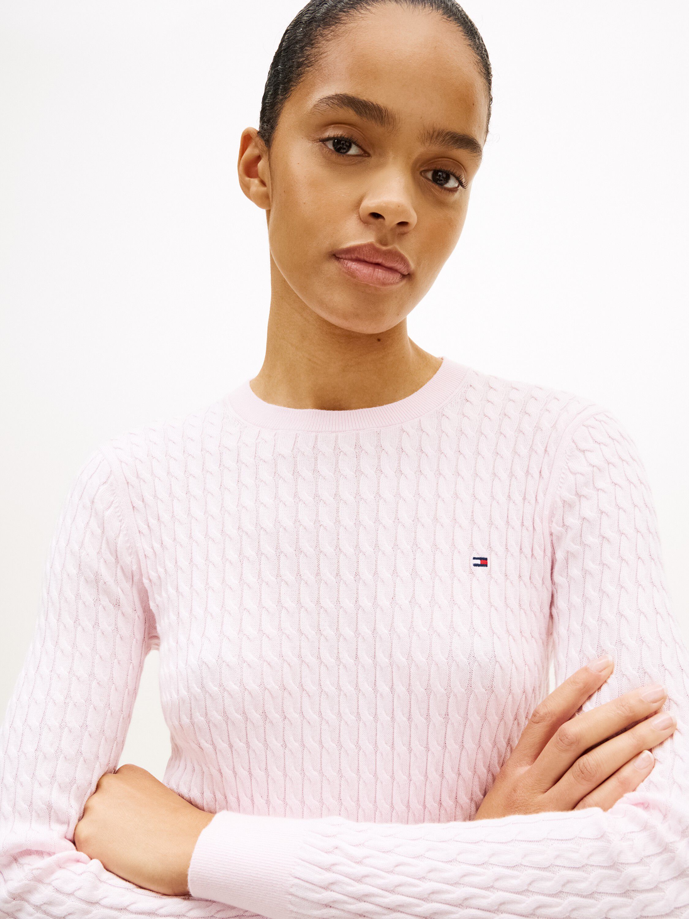 Cable Knit Crew Neck Jumper