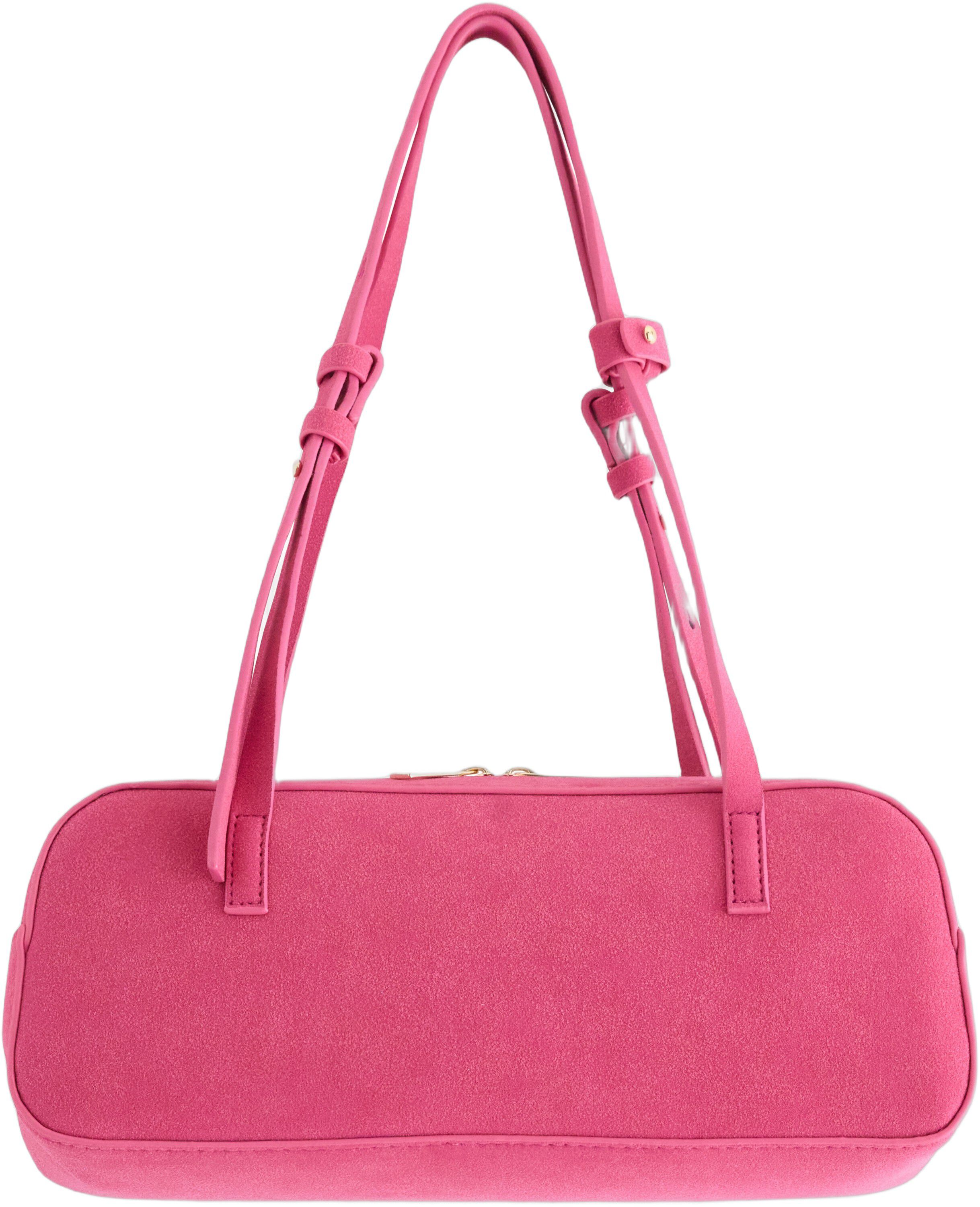 Lille taske med korte h&aring;ndtag samt