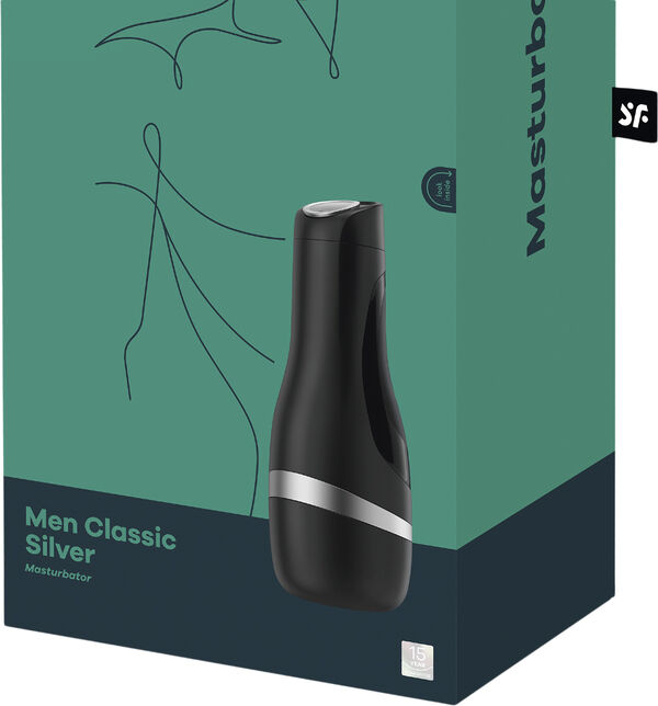 Satisfyer Men Classic Silver onanihjälpmedel för män