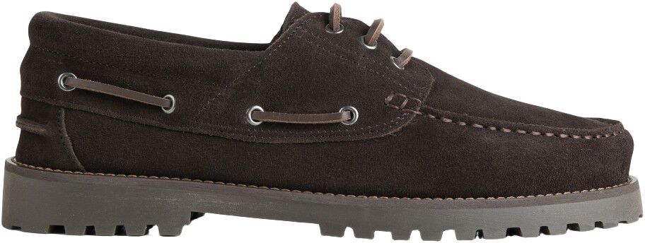 Ollie Boat Shoe - Brown Suede