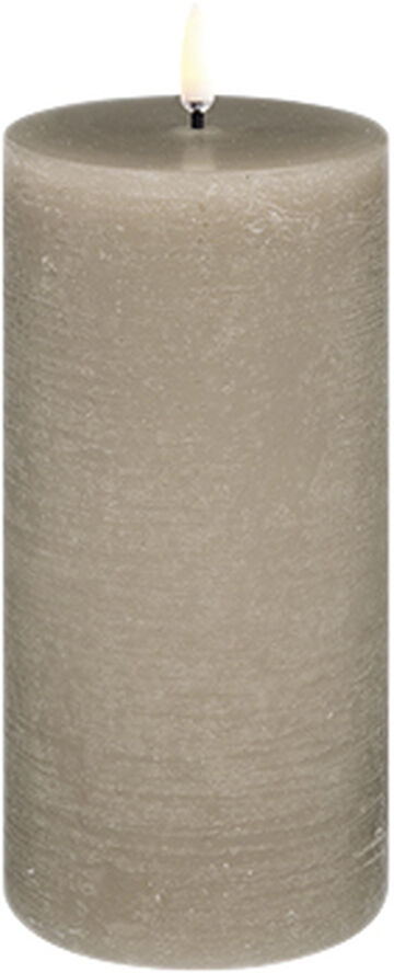 UYUNI LIGHTING - Pillar LED Candle - Sandstone - 7,8 x 15,2 CM