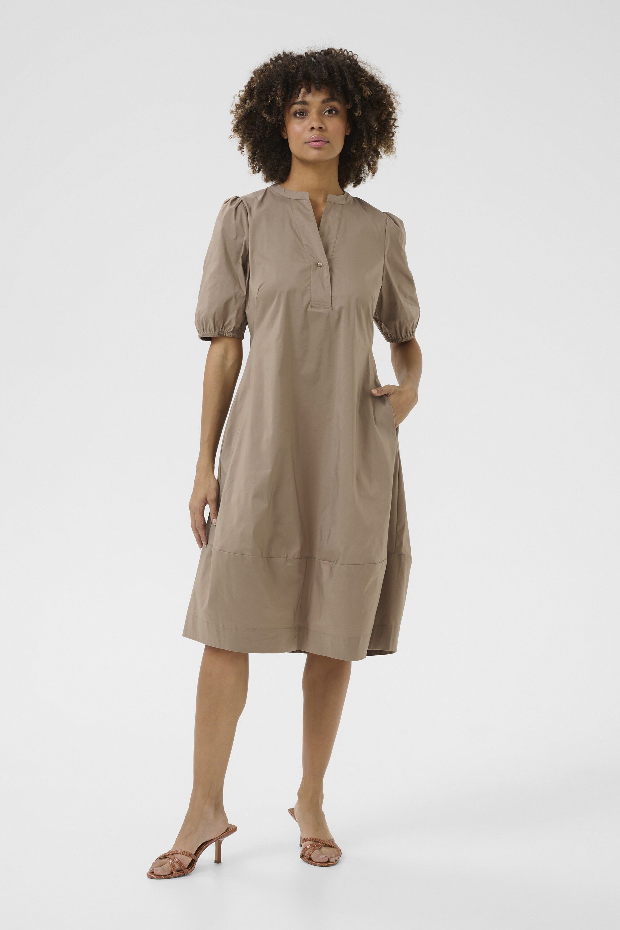 CUantoinett SS Placket Dress