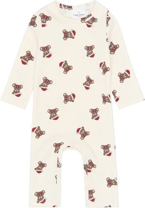 TNSBHoliday Teddy L_S Rib Jumpsuit