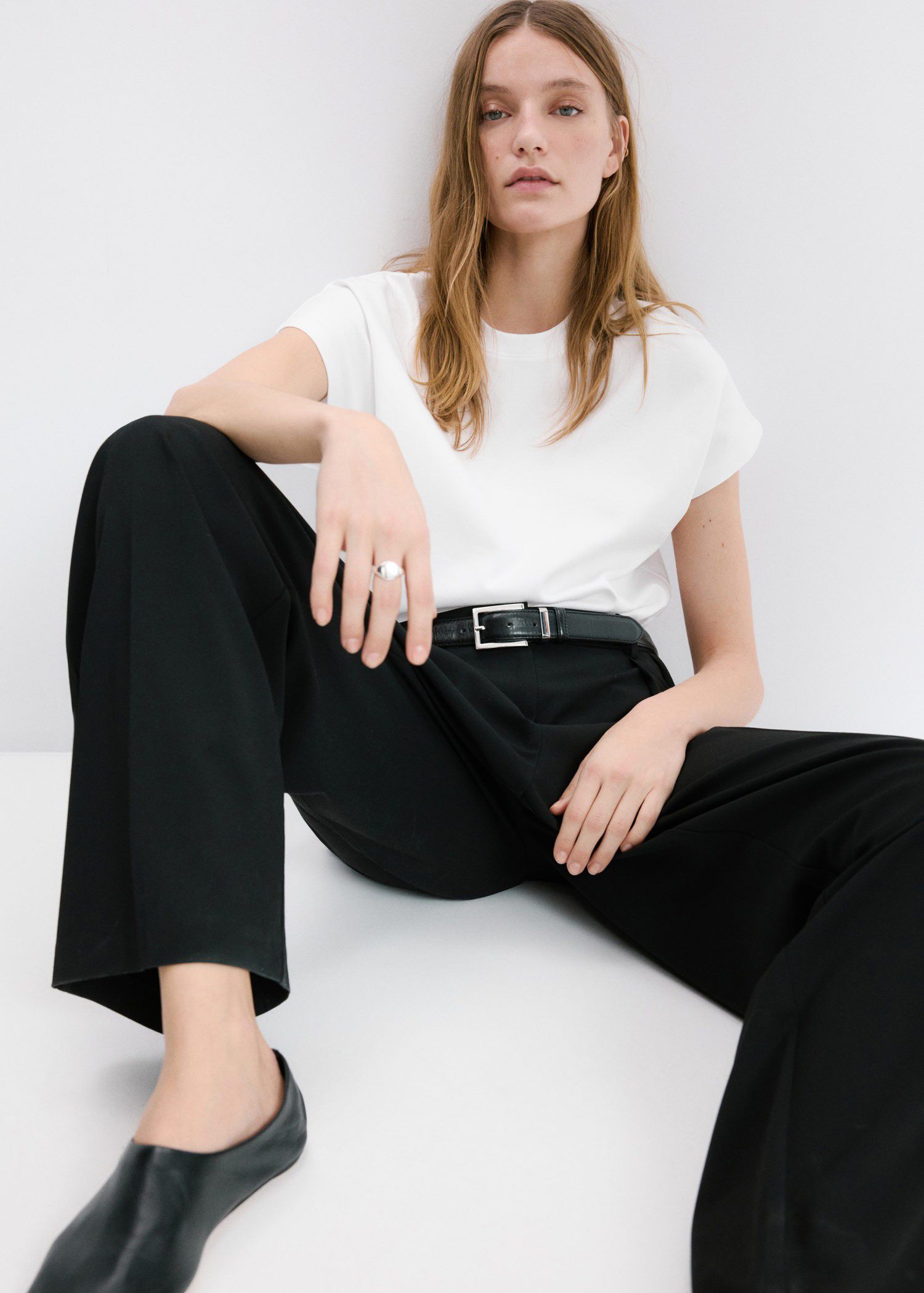 Short-sleeved cotton t-shirt