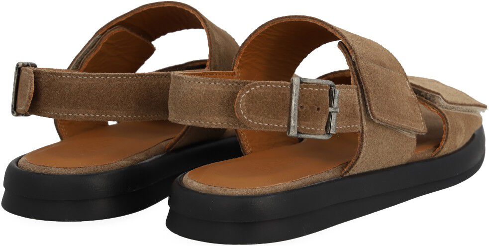 Sandal med justerbare velcroremme