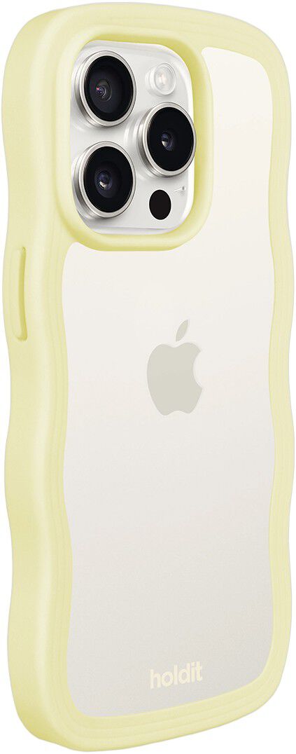 Wavy Case iPhone 15 Pro Max Lemonade/Transparent