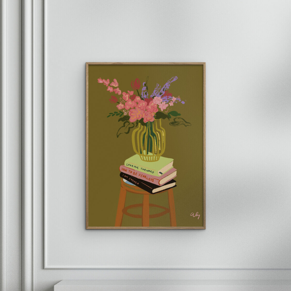 Affordable Art Prints x Arty Guava - Floral Vase