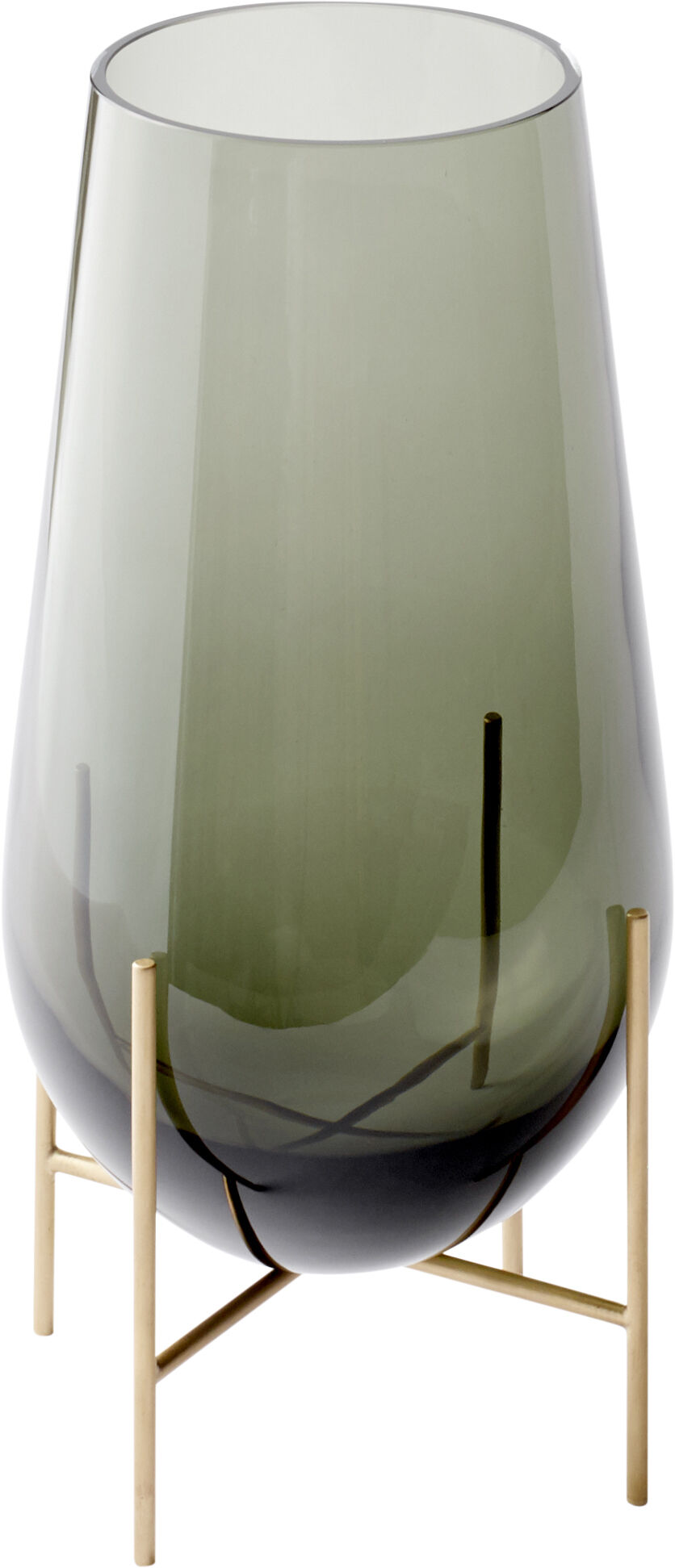 Echasse Vase, S, Smoke