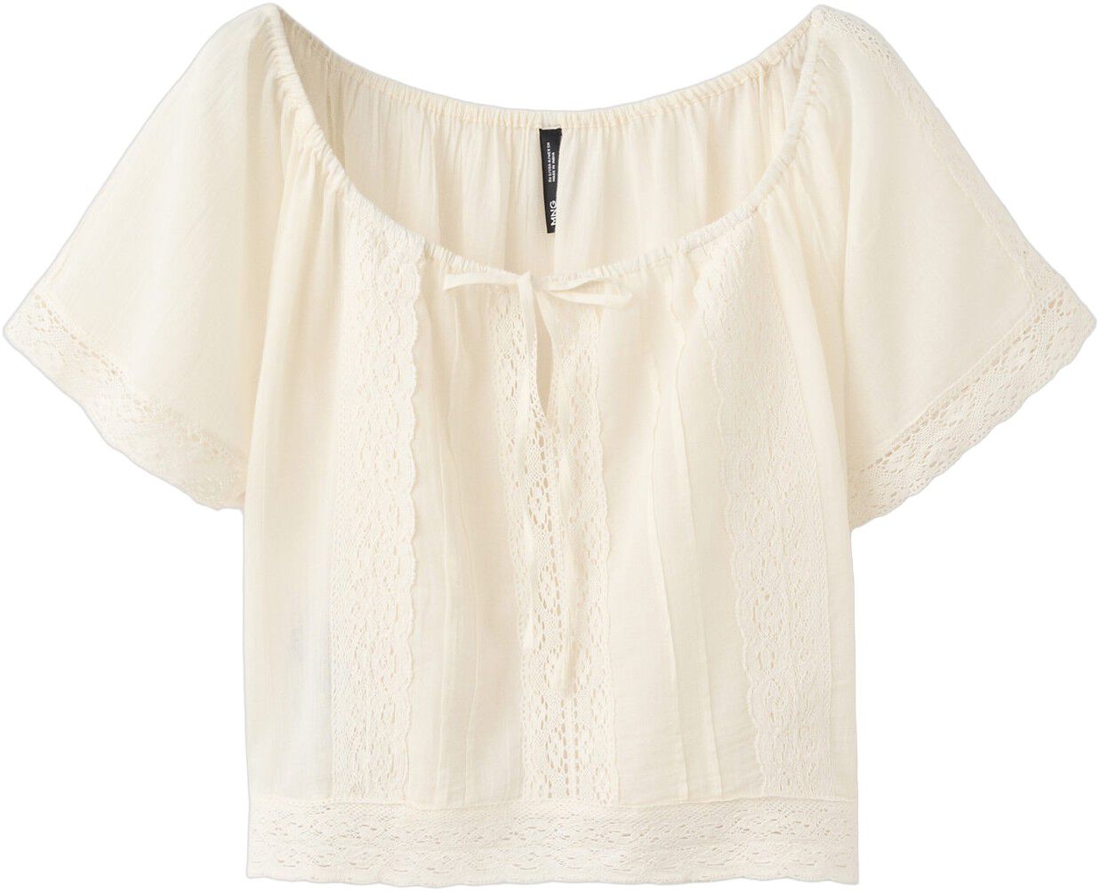 Cotton lace blouse