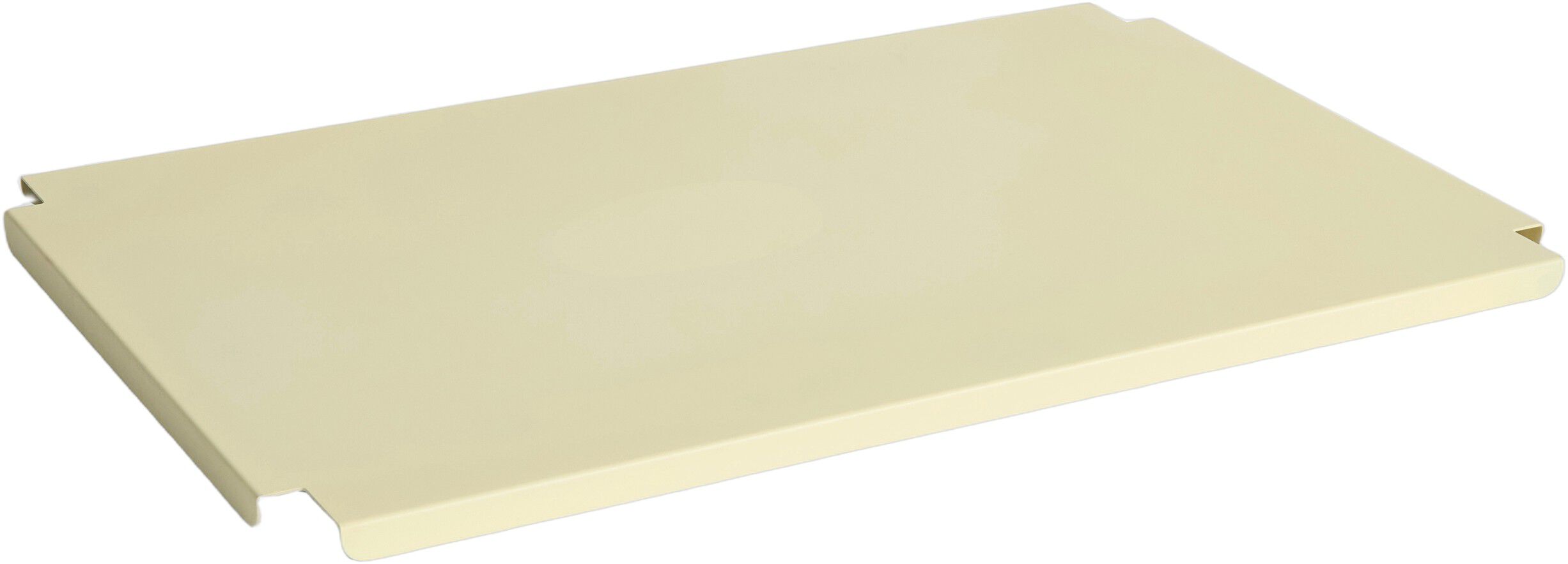 HAY Colour Crate Lid Metal-Large-Light yellow