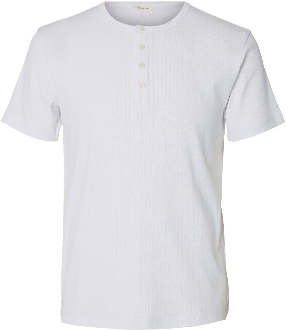 Slmaustin Rib Ss Henley Tee