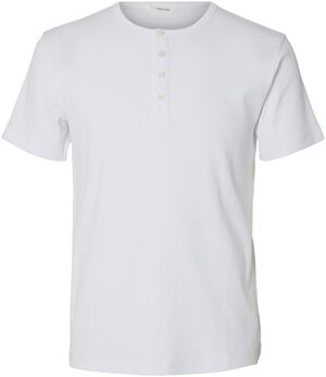 SLMAUSTIN RIB SS HENLEY TEE