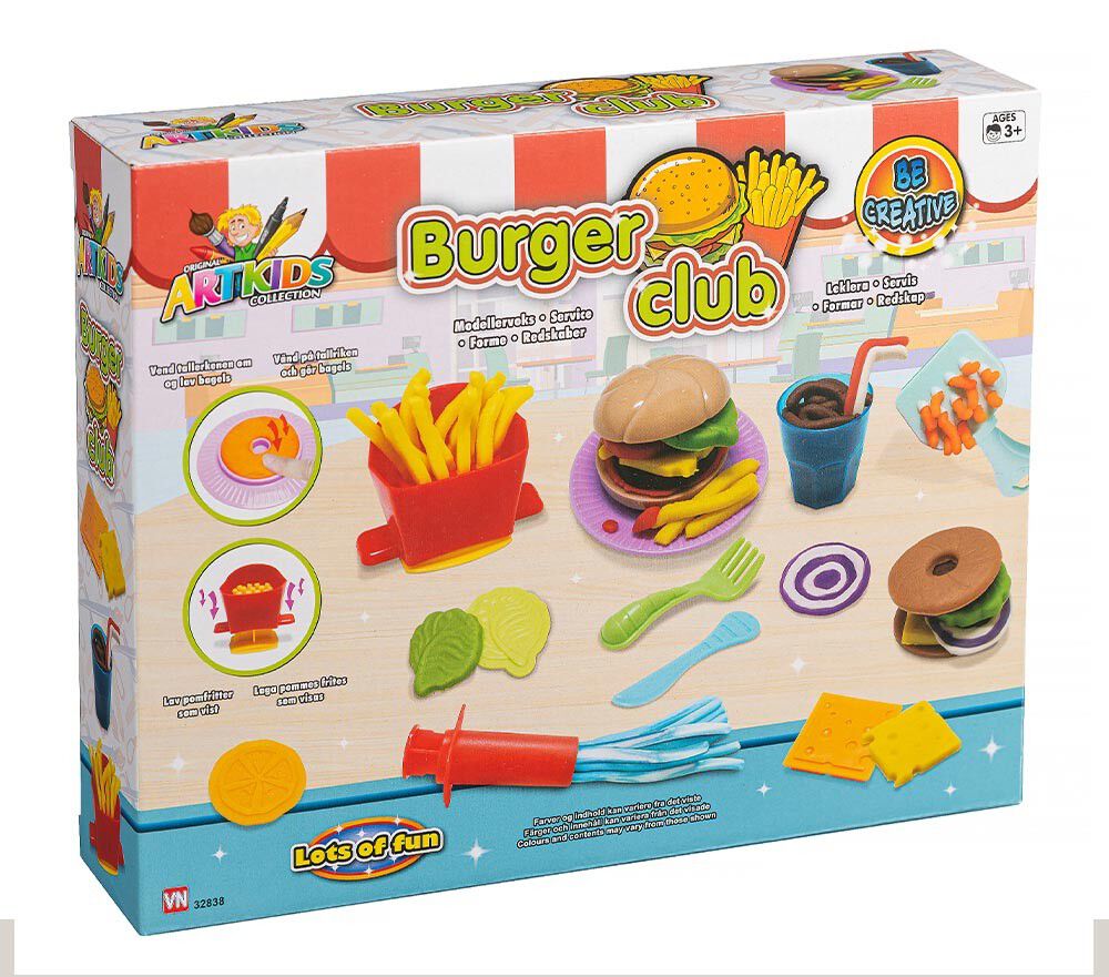 ARTKIDS BURGER&FRIES 3x50