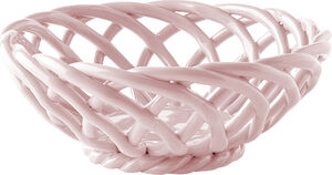 CERAMIC BASKET SICILIA SMALL PINK