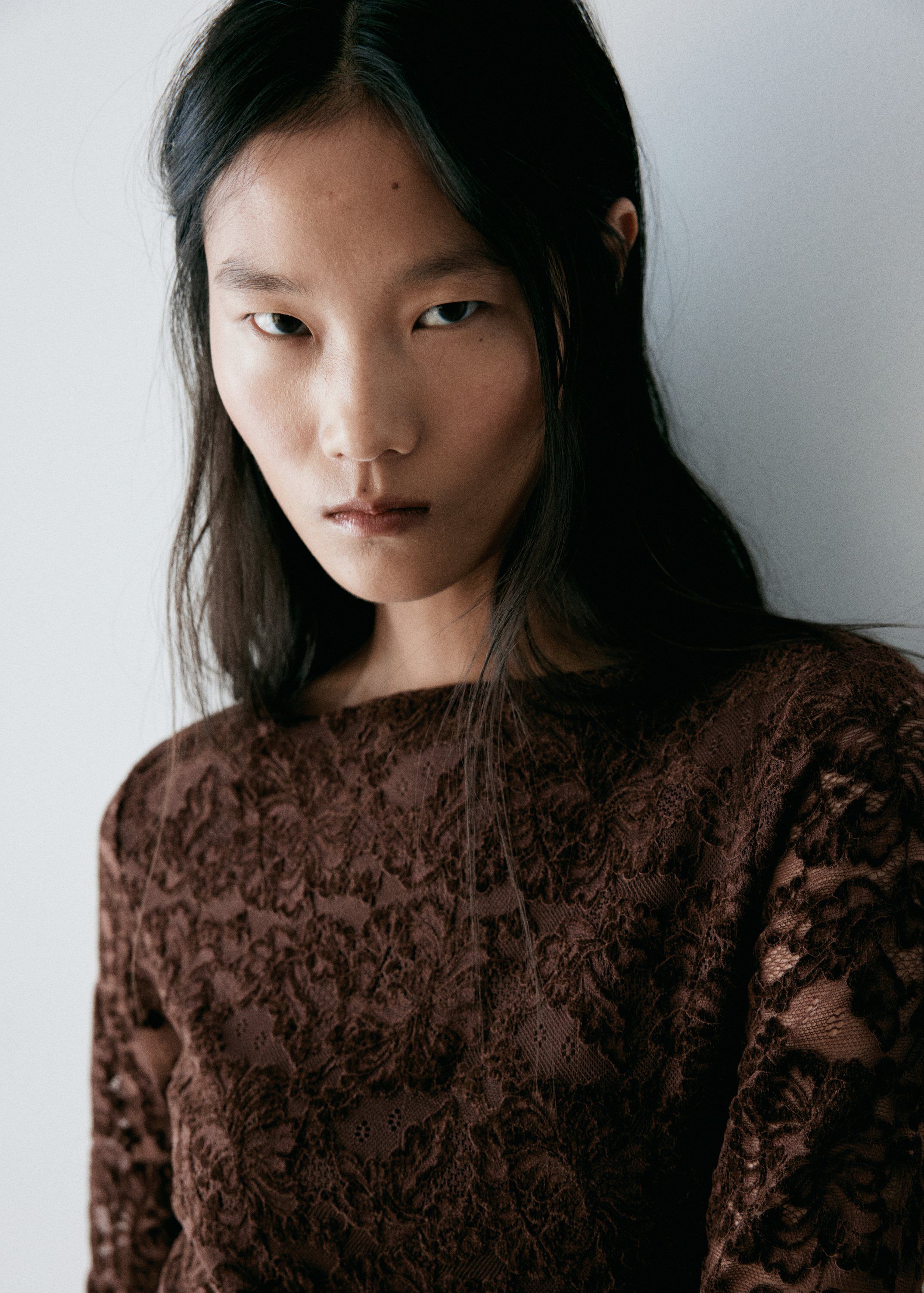 Velvet lace top