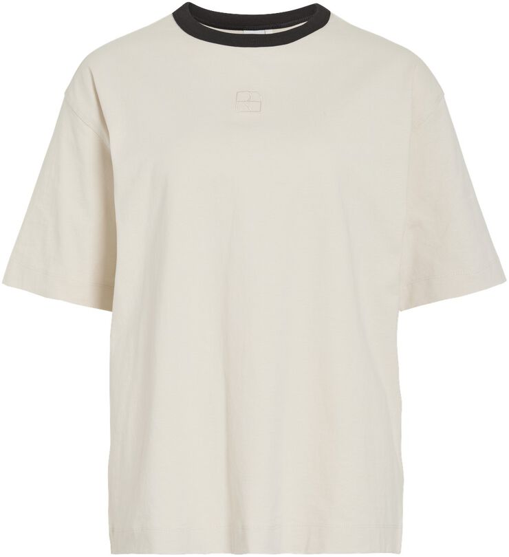 ROUNAOMI 2/4 O-NECK OVERSIZED TEE