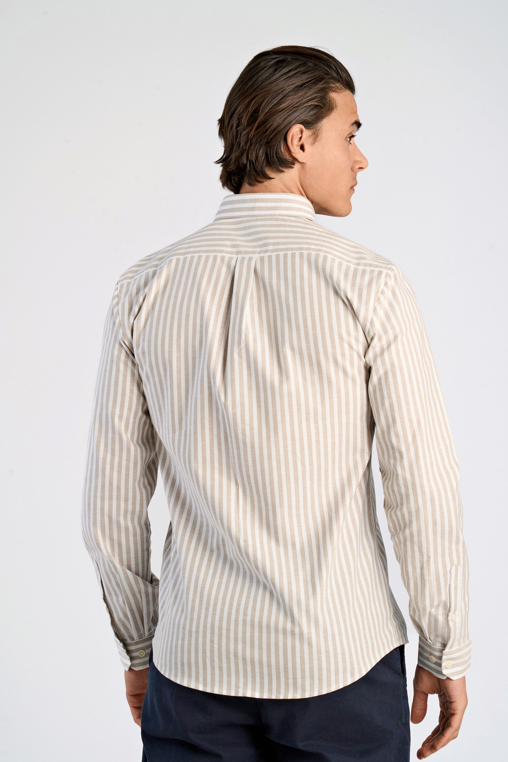 Striped superflex oxford L/S