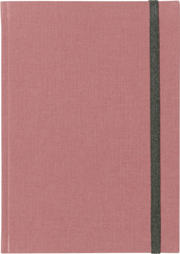 BEA, Notebook med elastik bånd Rose