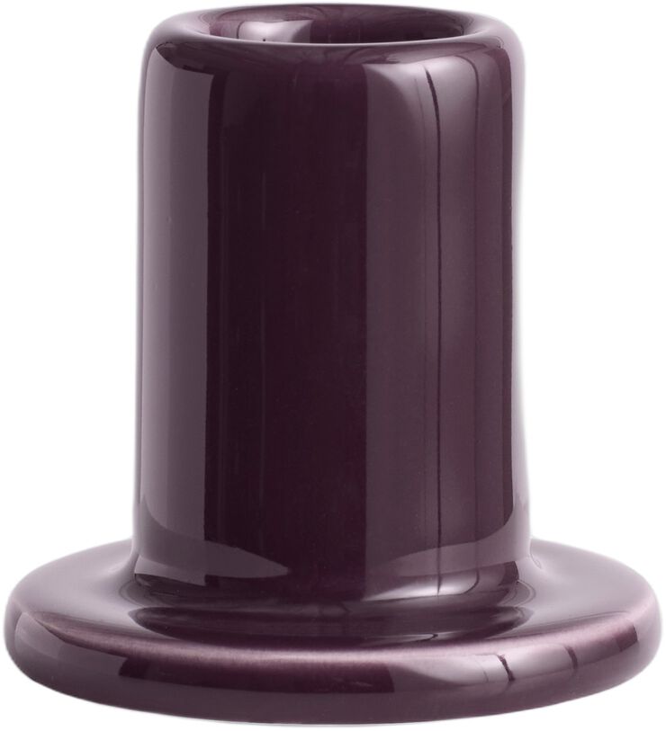 Tube Candleholder-Small-Bordeaux