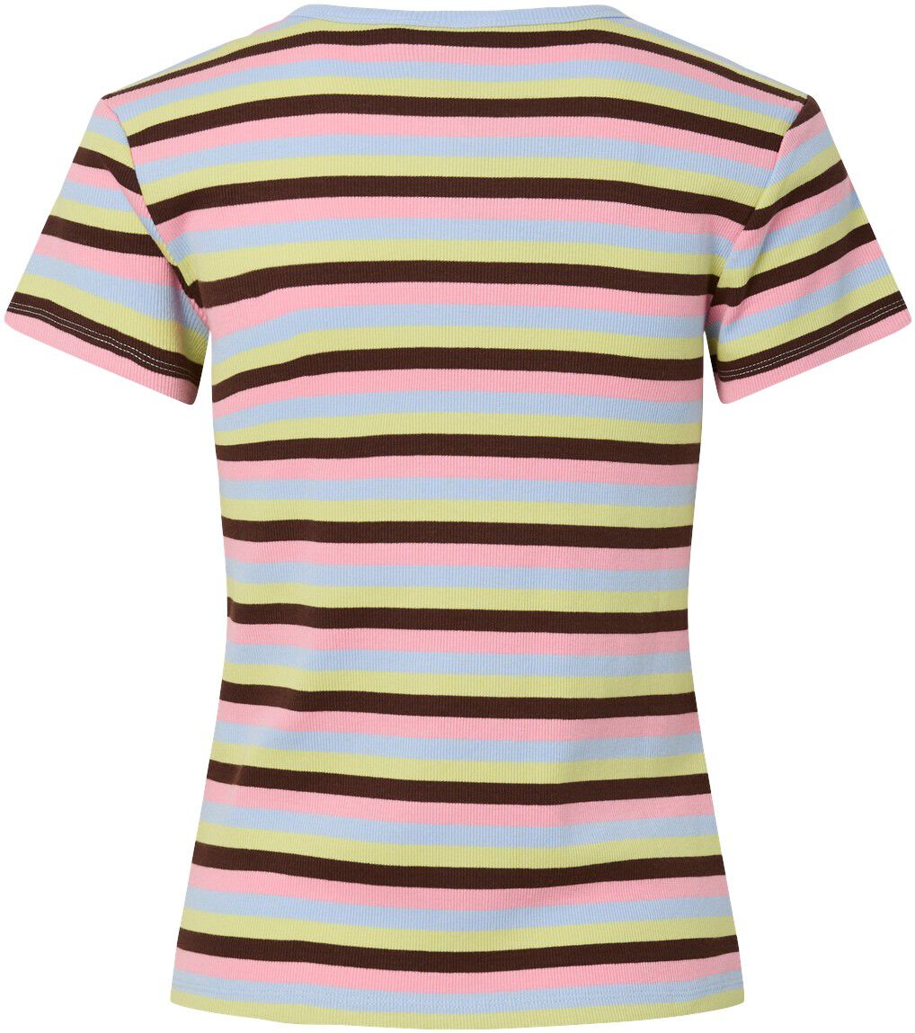 Pcmay Ss Striped Tee Jrs Bc