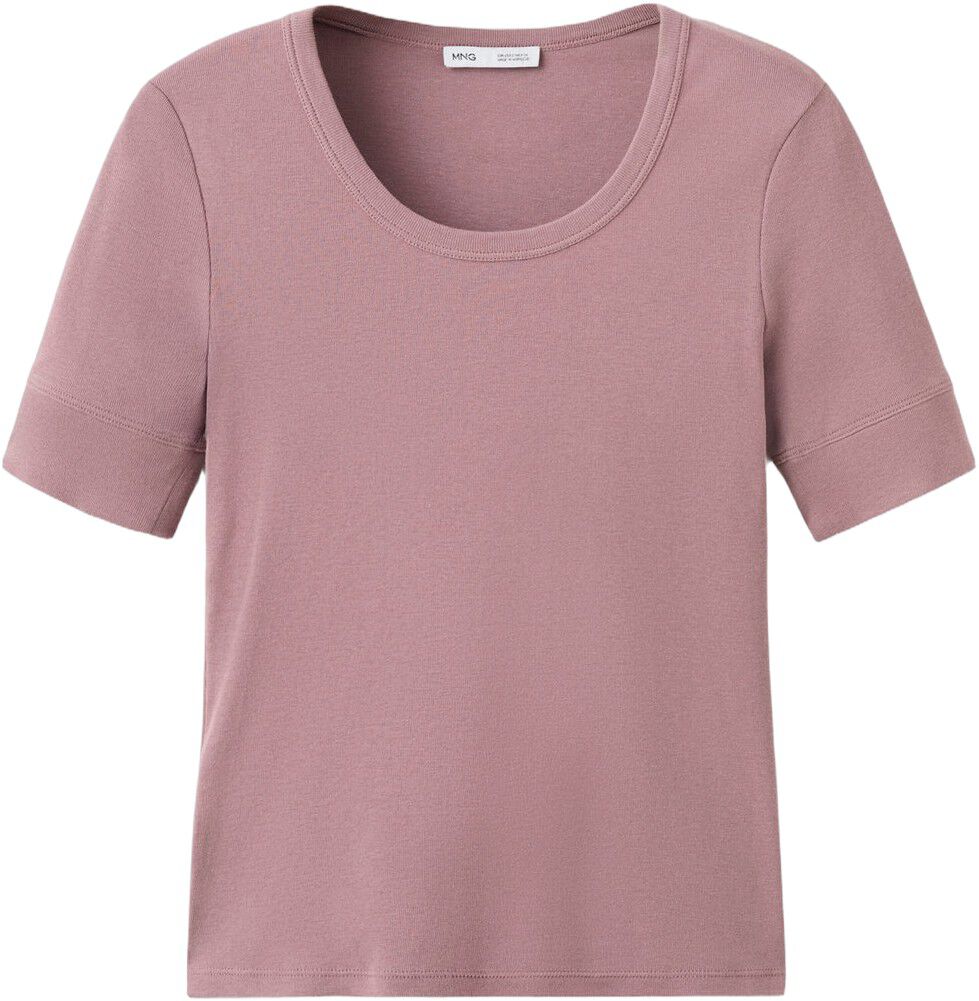Short-sleeved fitted t-shirt