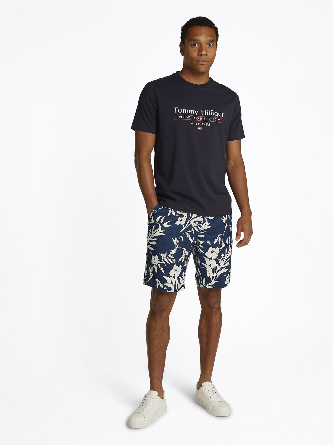 HILFIGER CENTER STACK TEE