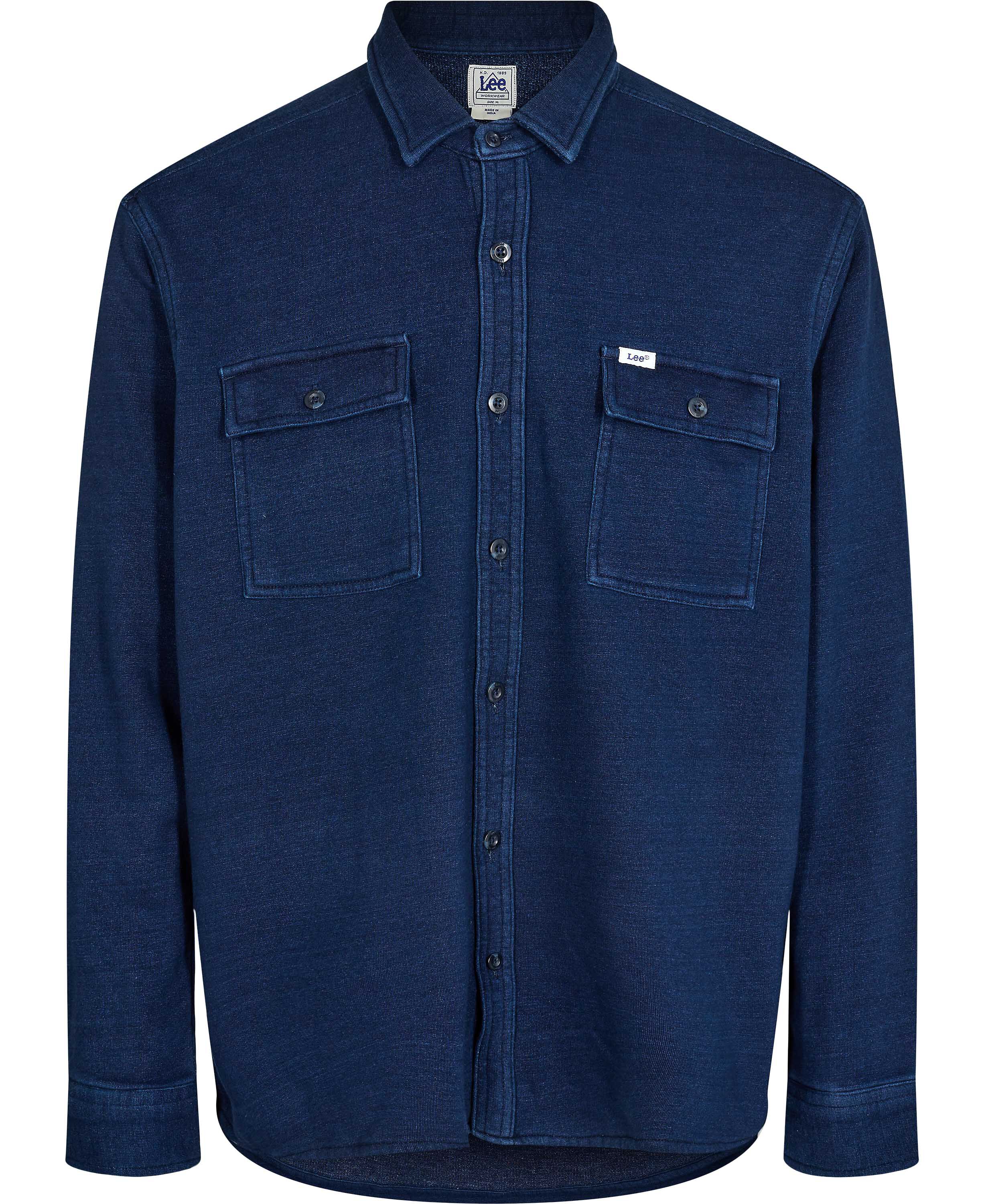 WORKING_FLEECE_SHIRT INDIGO