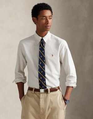 Custom Fit Striped Oxford Shirt