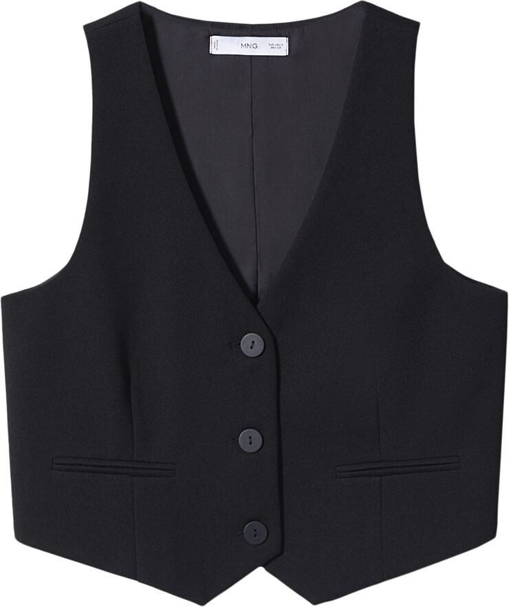 Buttons suit waistcoat
