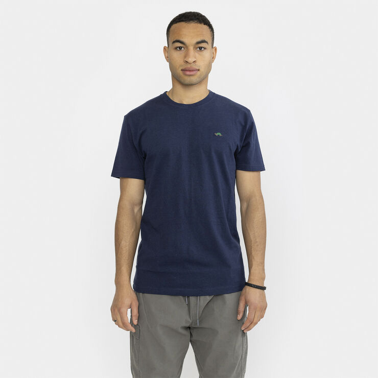 A regular fit round neck t-shirt made of organic cotton with