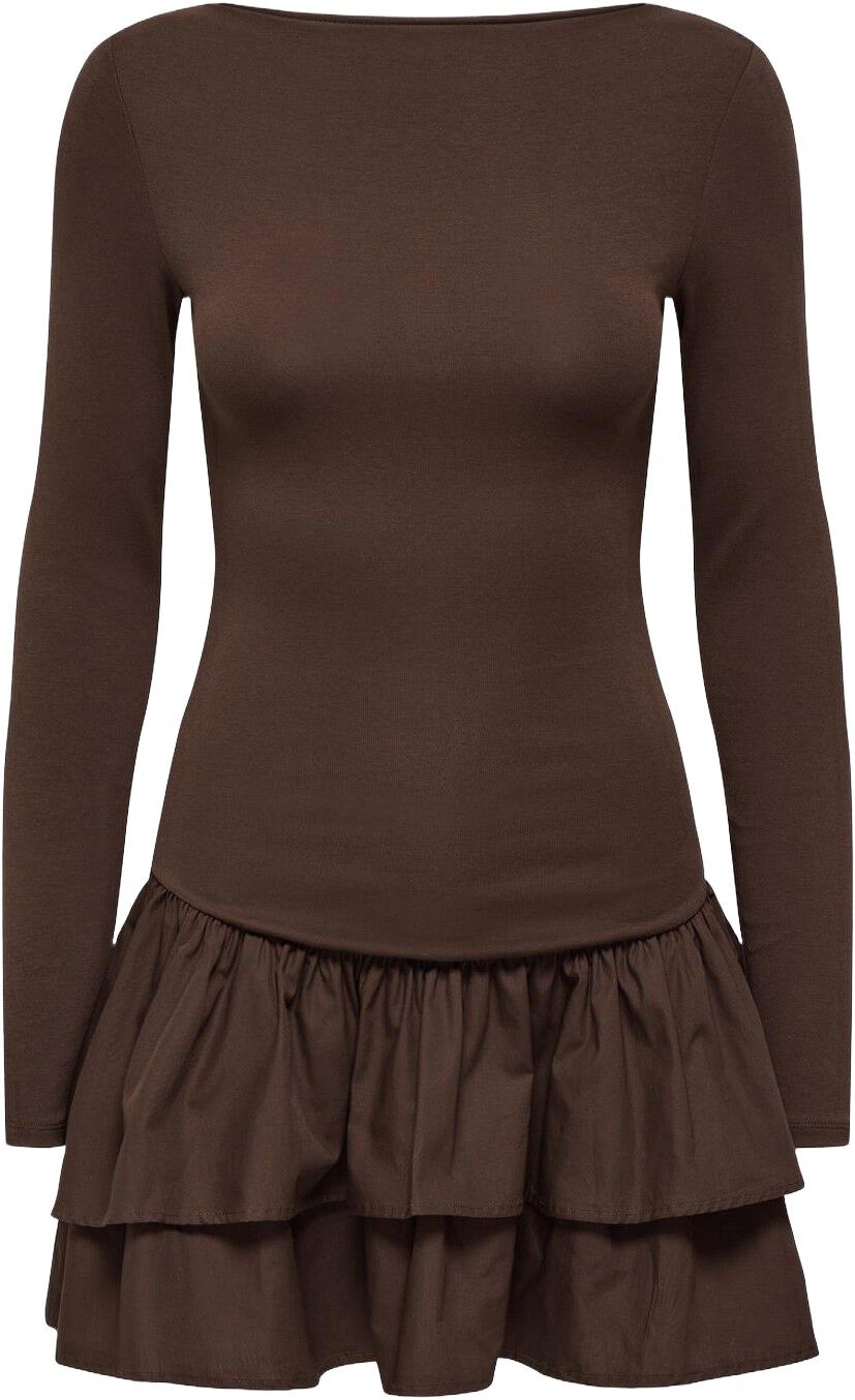 Onlvega L/S Boatneck Mix Dress Box Jrs